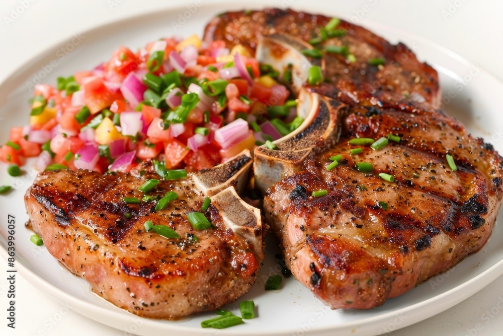 Nectarine Pico de Gallo Pork Chops: A Deliciously Different Dinner Option Nectarine Pico de Gallo Pork Chops: A Deliciously Different Dinner Option