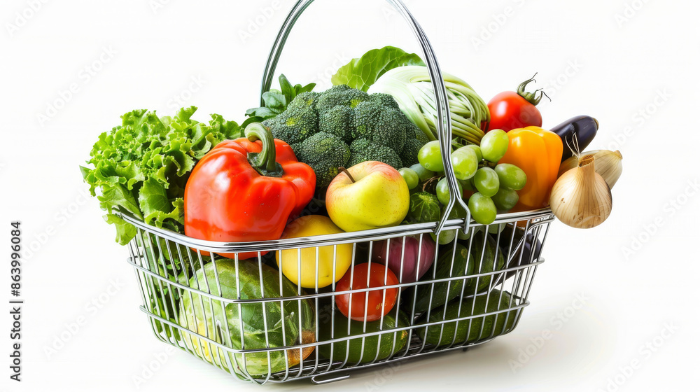 A picture of a shopping basket. A picture of a shopping basket.