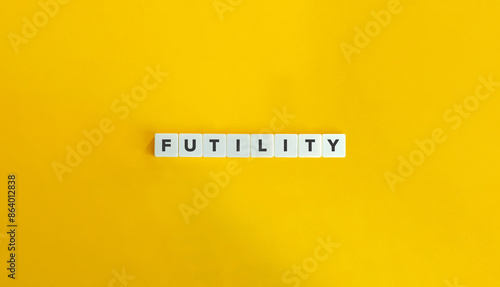 Vászonkép Futility Word