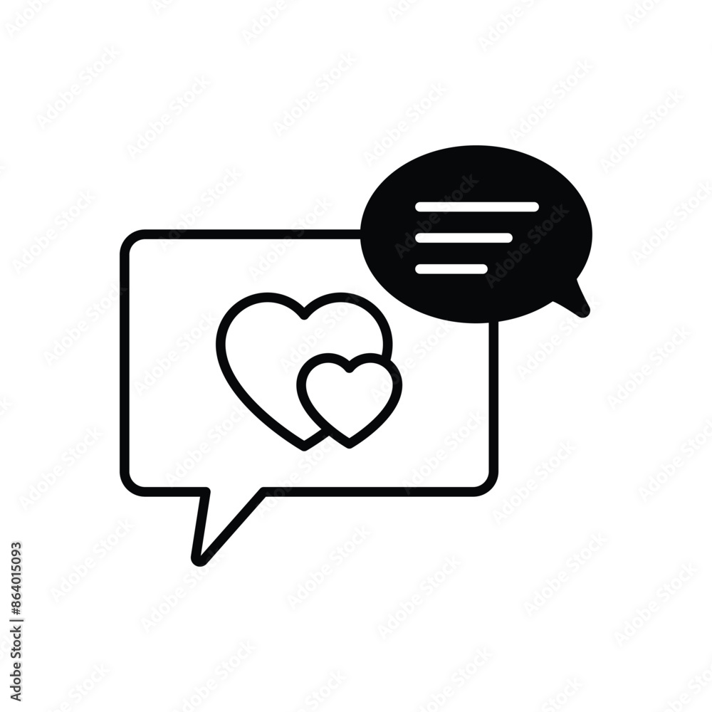 CHATTING vector icon CHATTING vector icon