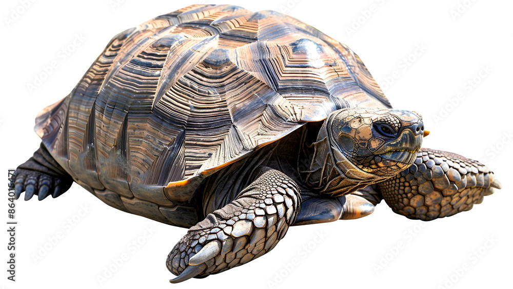Obraz premium Turtle isolated on a transparent background, PNG 