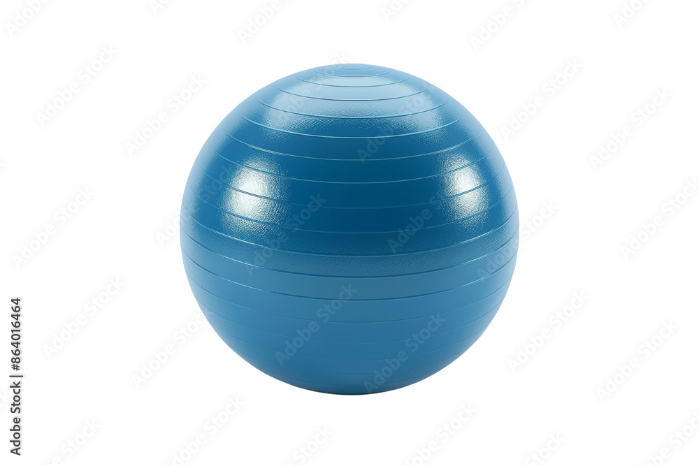 Blue Exercise Ball Blue Exercise Ball