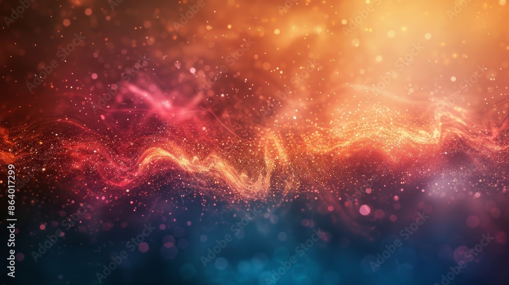 Obraz premium Captivating background with vibrant fire hues and soft gradients