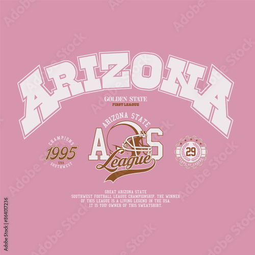 Western varsity football fan design for graphic tees