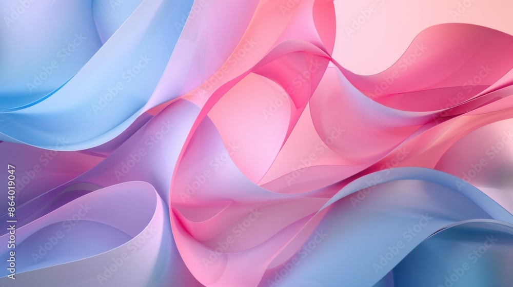 Abstract pink and blue wavy background for fashion and beauty concept with artistic flair Abstract pink and blue wavy background for fashion and beauty concept with artistic flair