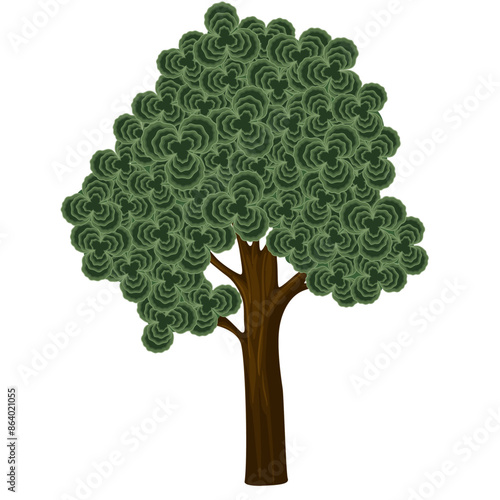 Mughal Theme Pichhwai Plant