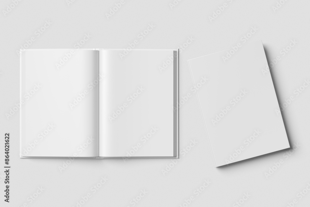 Blank Book Mockup Blank Book Mockup