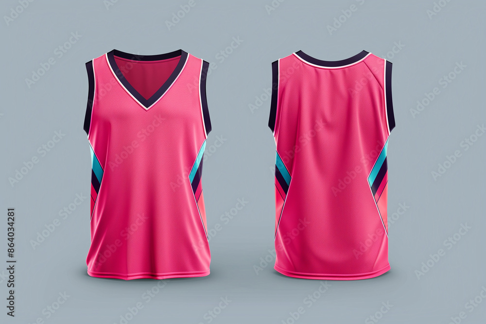 pink basketball jersey template for team club, jersey sport, front and back, sleeveless tank top shirt pink basketball jersey template for team club, jersey sport, front and back, sleeveless tank top shirt