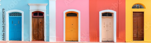 Tourists walking through the colorful streets of Old San Juan, Puerto Rico, Old San Juan, colonial heritage