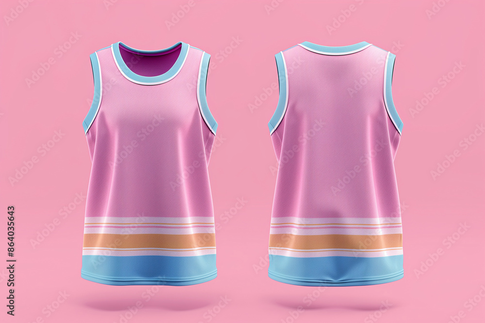 pink basketball jersey template for team club, jersey sport, front and back, sleeveless tank top shirt pink basketball jersey template for team club, jersey sport, front and back, sleeveless tank top shirt