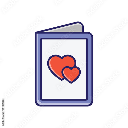 LOVE POSTCARDS vector icon