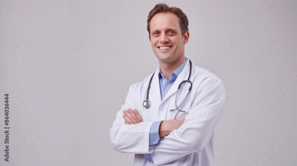 The smiling male doctor The smiling male doctor