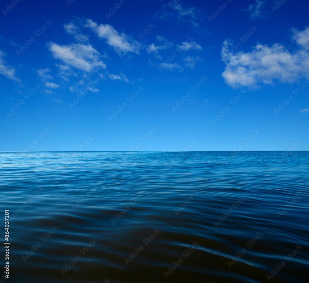 Obraz premium Blue sea water surface