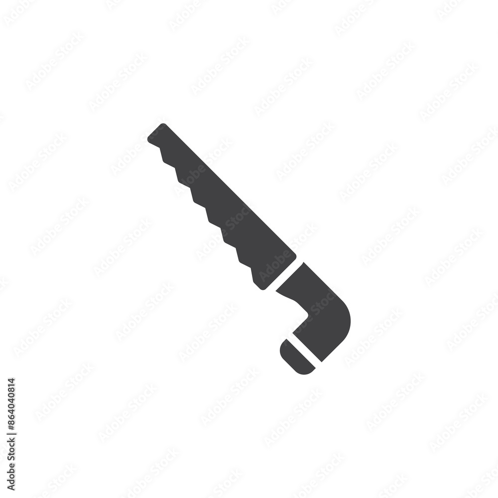 Handsaw vector icon Handsaw vector icon