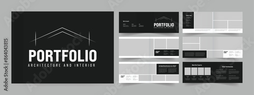 landscape architecture portfolio template design 12 pages portfolio layout.