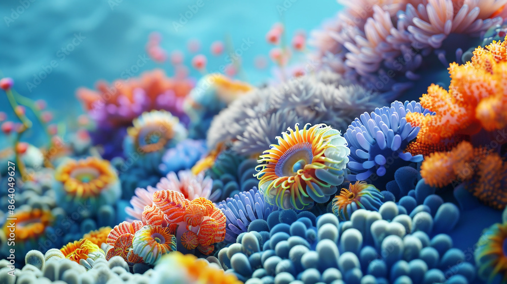 Coral reef close up. Coral reef close up.
