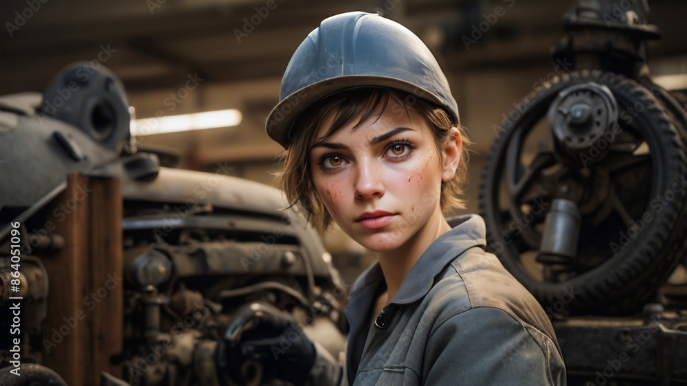 mechanic working on engine mechanic working on engine