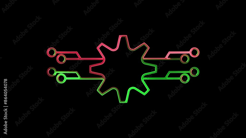 Communication icon animation.A communicate icon typically features a ...