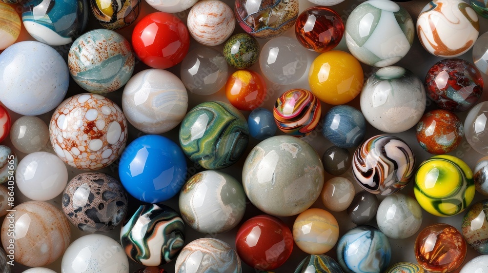 Frame full of glass marbles, various sizes and colors, some with intricate swirling patterns, highly detailed and vibrant Frame full of glass marbles, various sizes and colors, some with intricate swirling patterns, highly detailed and vibrant