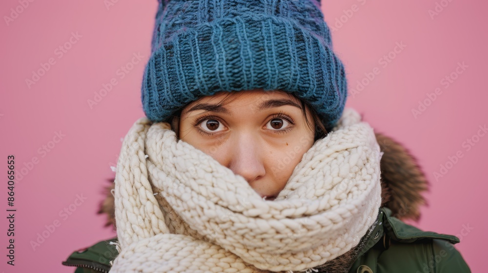 The bundled woman portrait The bundled woman portrait