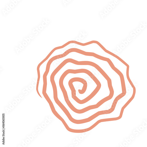 simple spiral decorative elements for your design.