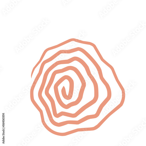 simple spiral decorative elements for your design.