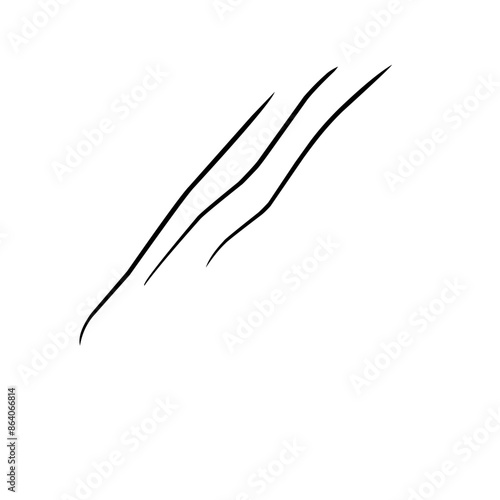 Curve line strip swirl wave shape design, curve line energy