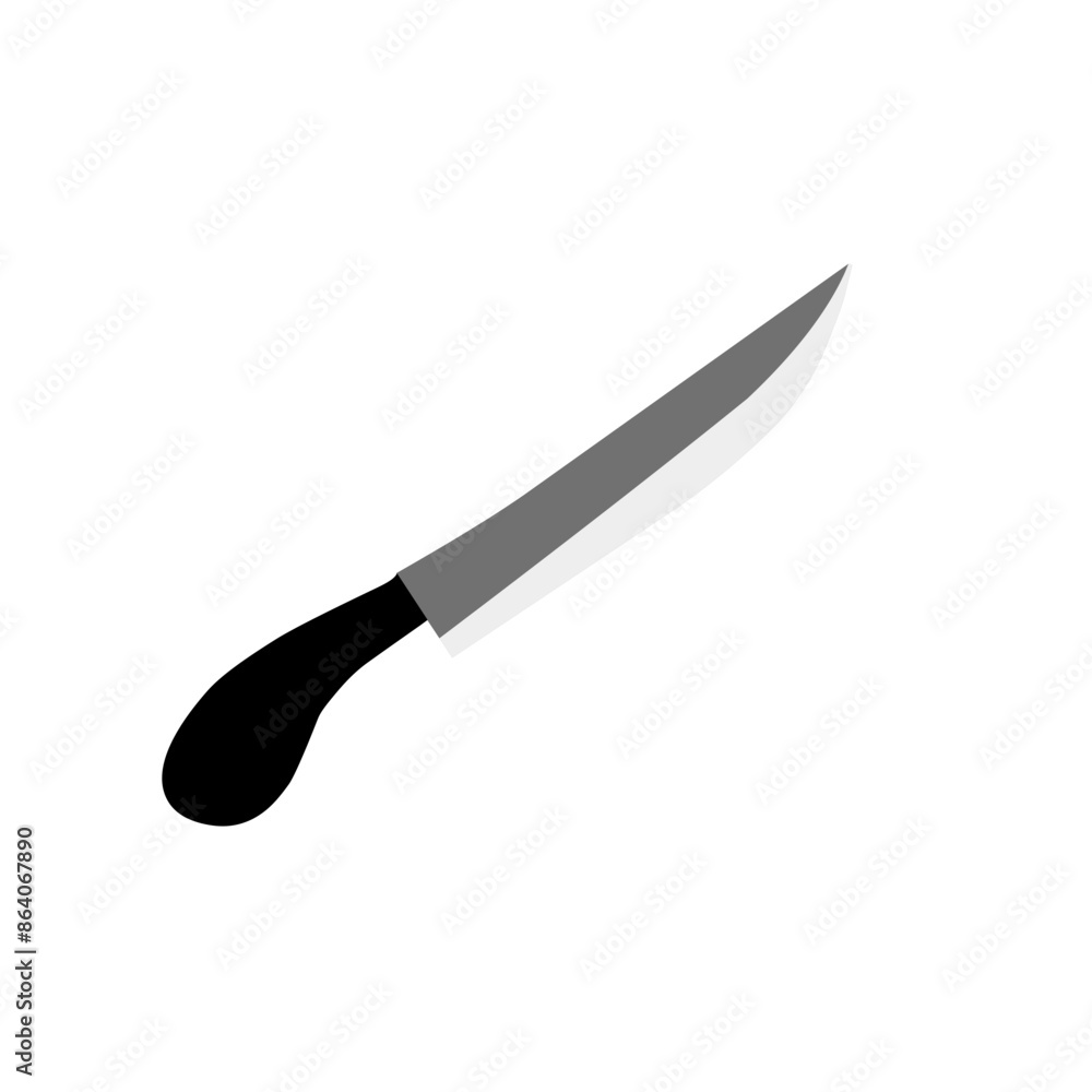 Kitchen knife emoji. Knife icon, symbol. Knife vector illustration. Kitchen knife emoji. Knife icon, symbol. Knife vector illustration.