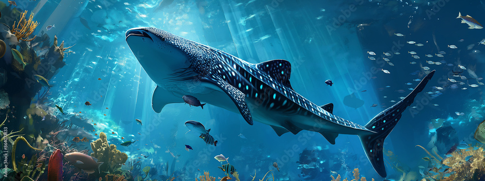 whale shark in sea whale shark in sea