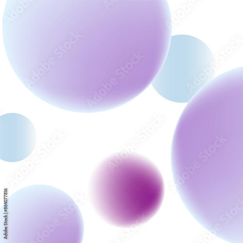 Geometric abstract background. Color gradient, gradation soft light circle. Color light empty concave surface. Template background backdrop desktop wallpaper bubbles. ESP 10.Vector illustration