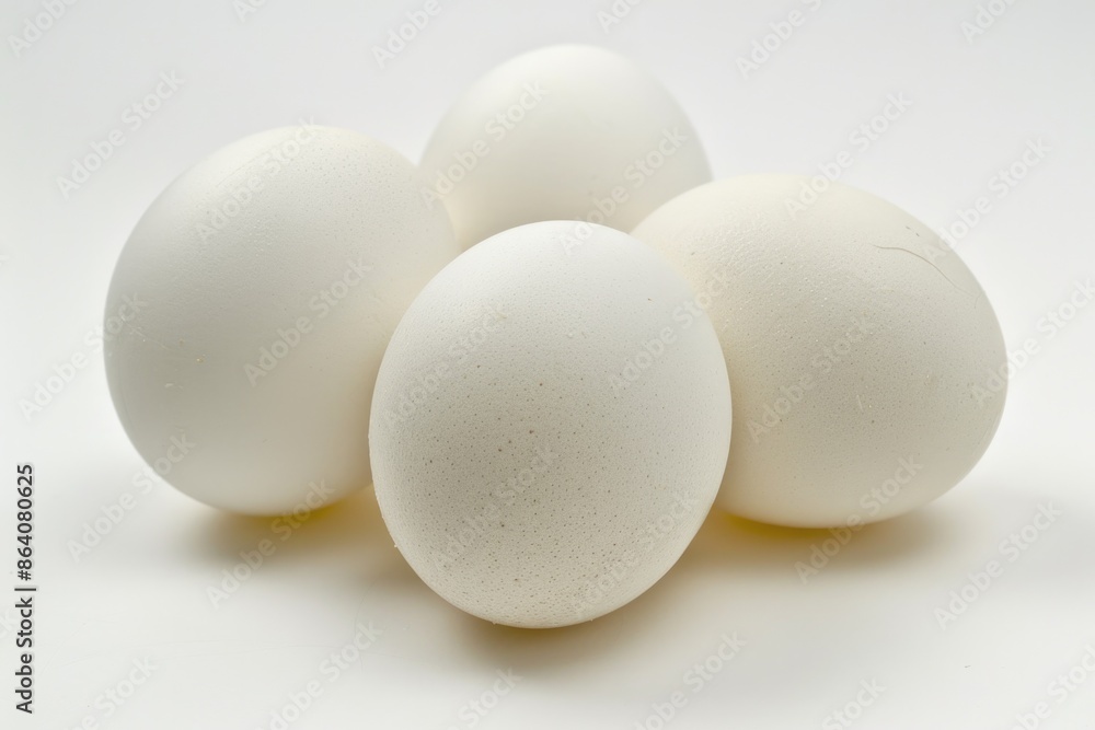 Duck Egg. Raw Protein Cooking Ingredient Isolated on White Background Duck Egg. Raw Protein Cooking Ingredient Isolated on White Background