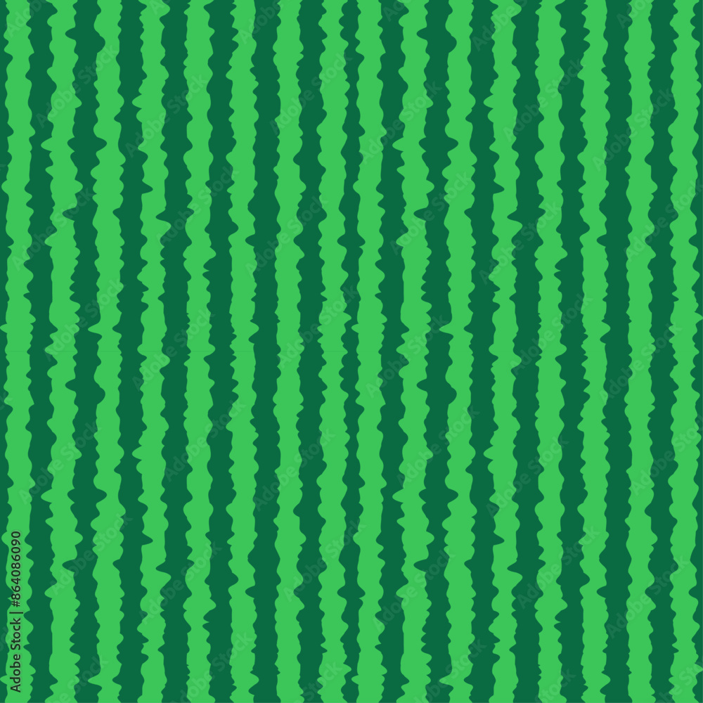 Green and Fresh Watermelon Skin Seamless Pattern. Unique and Trendy seamless pattern background for your unique design. Watermelon realistic texture background letters vector illustration.