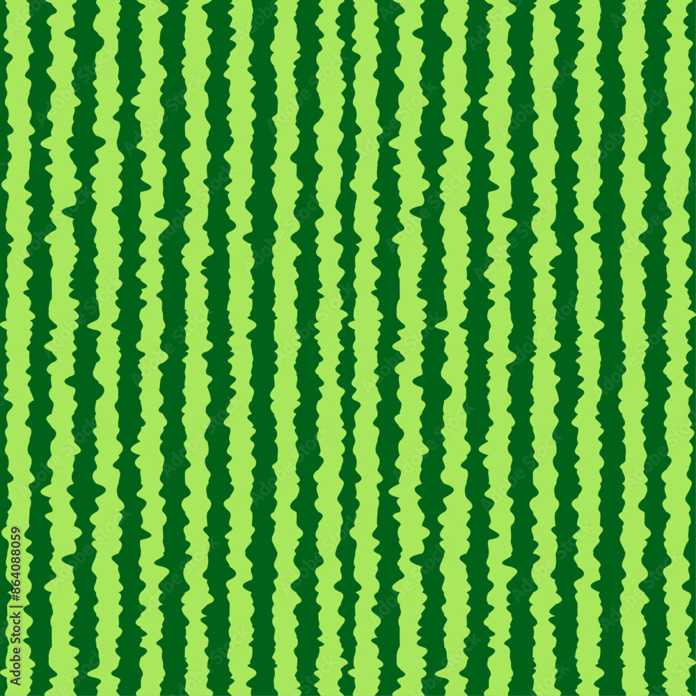 Green and Fresh Watermelon Skin Seamless Pattern. Unique and Trendy seamless pattern background for your unique design. Watermelon realistic texture background letters vector illustration.