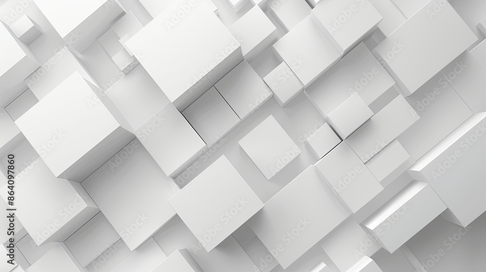 Modern and stylish 2d background, featuring square shapes, dynamic composition. Smooth gradients. subtle white on white with a professional finish Modern and stylish 2d background, featuring square shapes, dynamic composition. Smooth gradients. subtle white on white with a professional finish