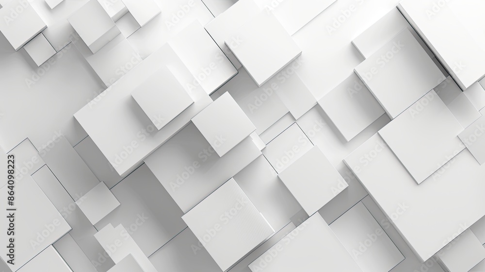 Modern and stylish 2d background, featuring square shapes, dynamic composition. Smooth gradients. subtle white on white with a professional finish Modern and stylish 2d background, featuring square shapes, dynamic composition. Smooth gradients. subtle white on white with a professional finish