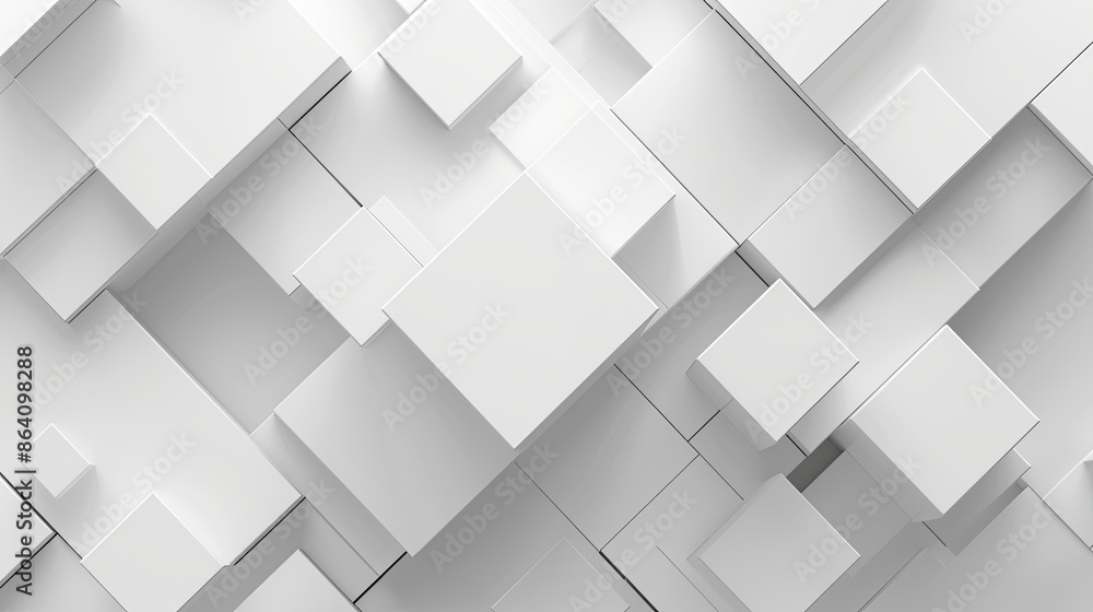Modern and stylish 2d background, featuring square shapes, dynamic composition. Smooth gradients. subtle white on white with a professional finish Modern and stylish 2d background, featuring square shapes, dynamic composition. Smooth gradients. subtle white on white with a professional finish