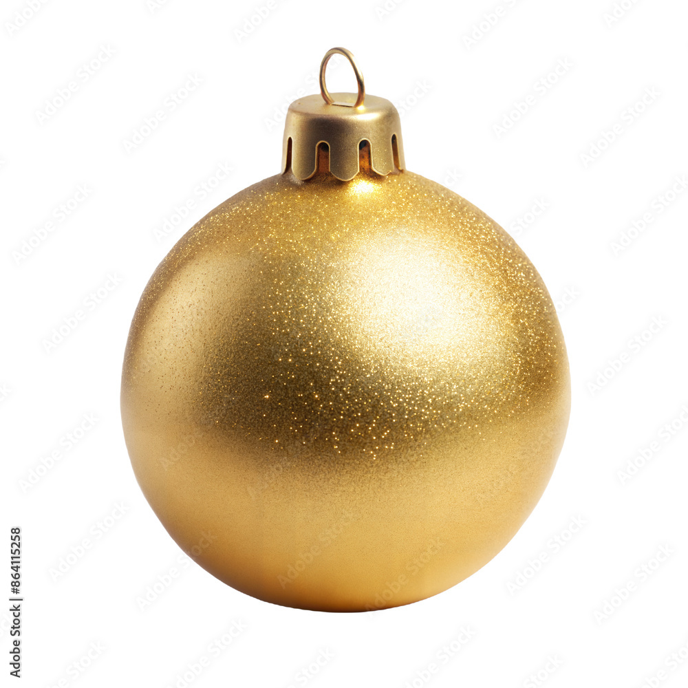 bauble golden christmas ball isolated bauble golden christmas ball isolated