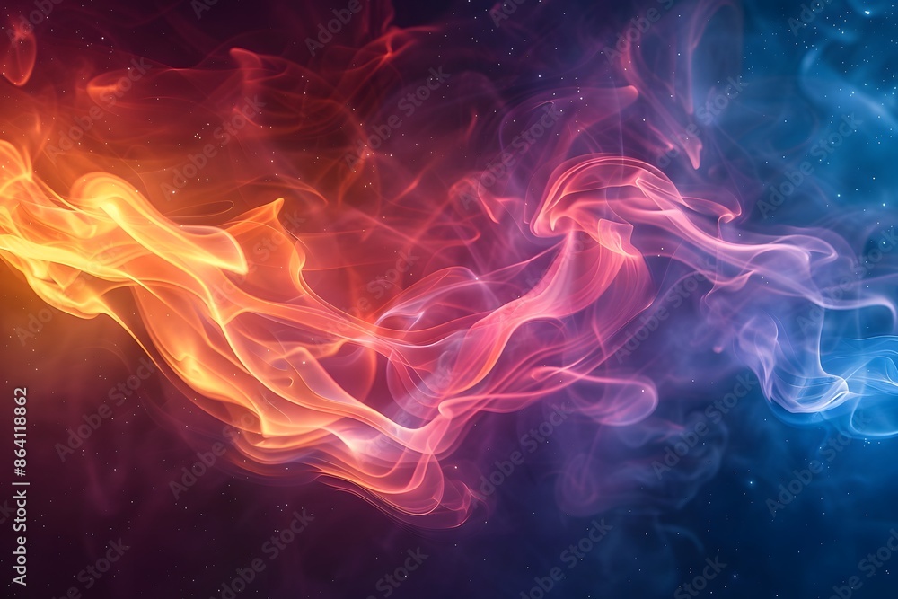 Mesmerizing Abstract Smoke Art with Vivid Colors Mesmerizing Abstract Smoke Art with Vivid Colors