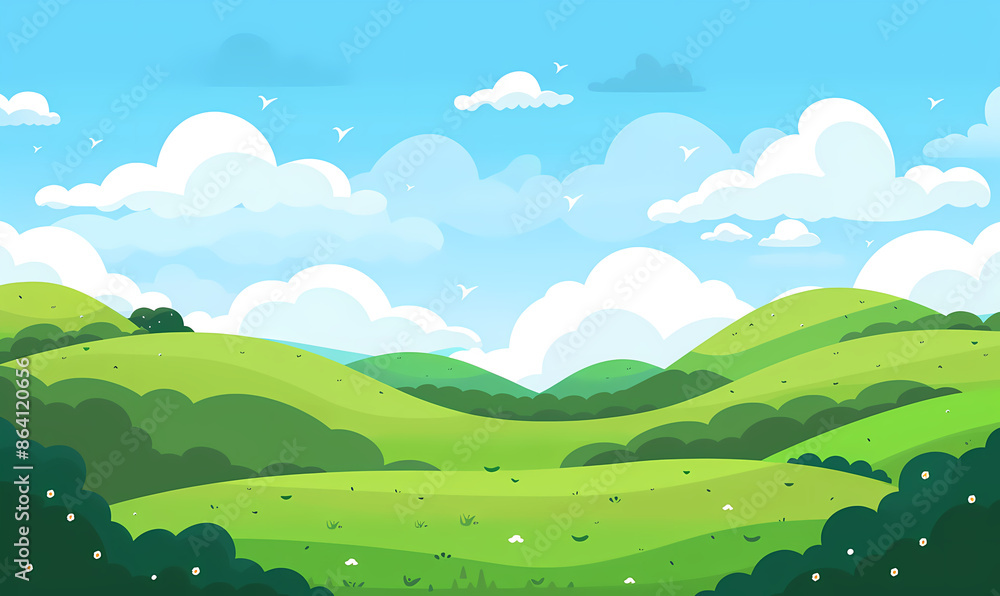 landscape with sky and clouds landscape with sky and clouds