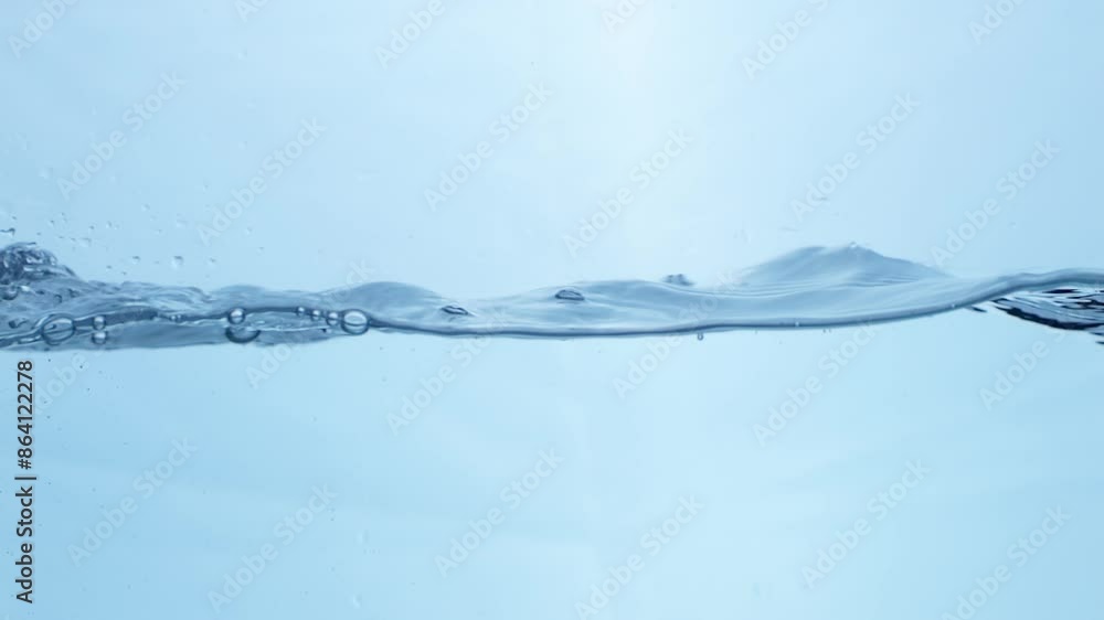 Liquid Tranquility Smooth Flowing Water Surface in Slow Motion. Liquid Tranquility Smooth Flowing Water Surface in Slow Motion.