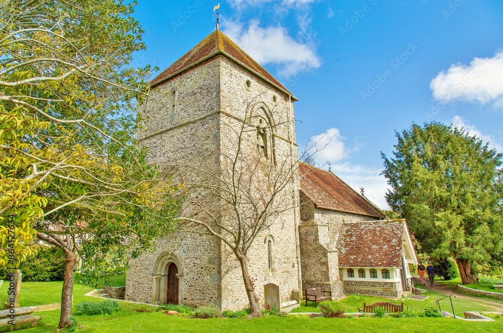 St. Andrew's Church, Jevington, East Sussex, England, United Kingdom, Europe St. Andrew's Church, Jevington, East Sussex, England, United Kingdom, Europe