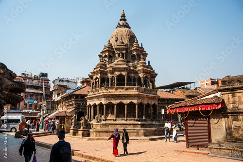 Chyasin Dega at Patan Durbar Square, UNESCO World Heritage Site, Lalitpur, Kathmandu, Nepal, Asia photo