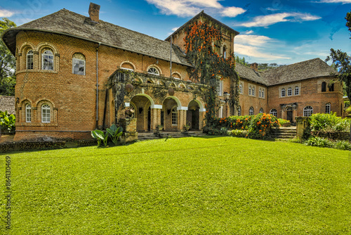 Shiwa Ng'andu House built in the last century by Sir Stuart Gore-Browne, the English style estate featured in a book called The Africa House, Muchinga Province, Zambia, Africa