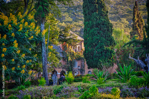 Shiwa Ng'andu House built in the last century by Sir Stuart Gore-Browne, the English style estate featured in a book called The Africa House, Muchinga Province, Zambia, Africa