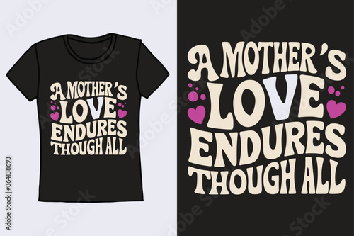 Mother day typography t-shirt design illustration.