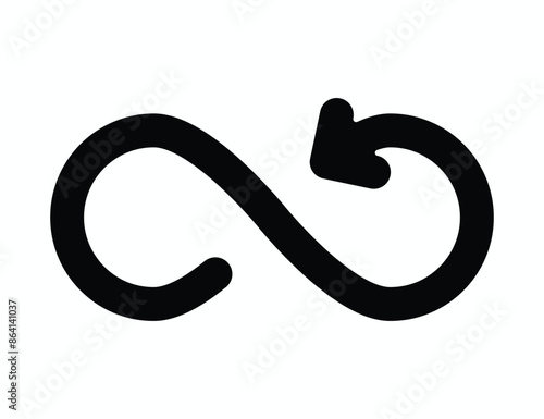 Vector infinity loop icon