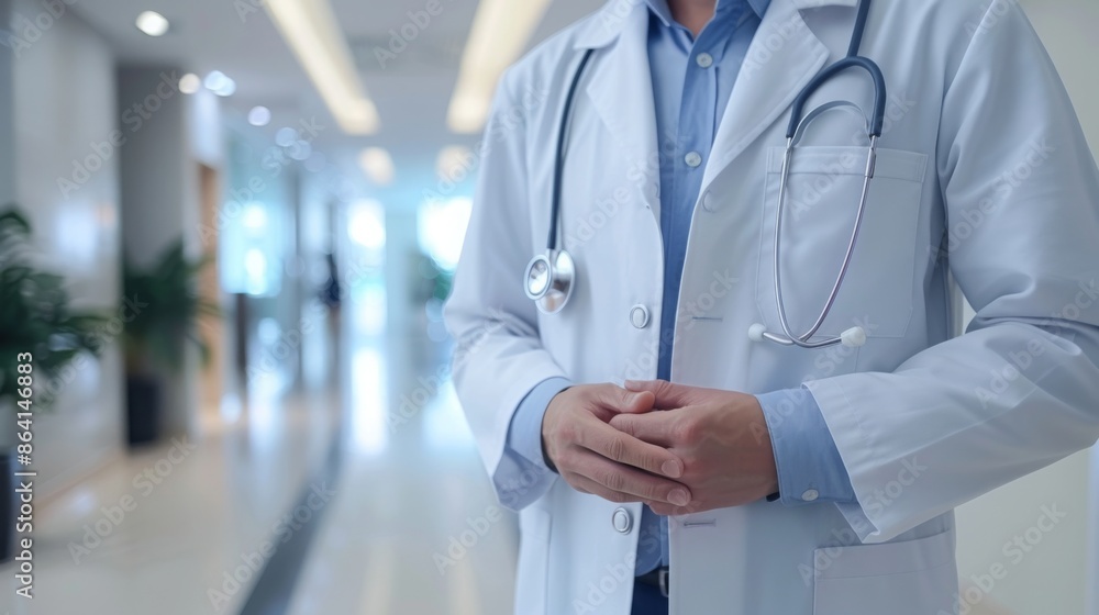 Asian doctor's hands is working in hospital Asian doctor's hands is working in hospital