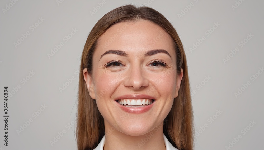 Smiling Woman Giving a Wink for Brand Awareness Smiling Woman Giving a Wink for Brand Awareness