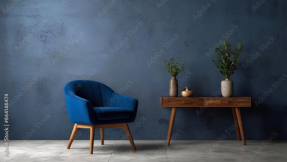 dark blue concreate and cement wall to present product and background dark blue concreate and cement wall to present product and background