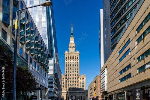 Warszawa, centrum ,pałac photo